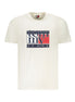 Tommy Hilfiger White Cotton Men T-Shirt Tommy Hilfiger