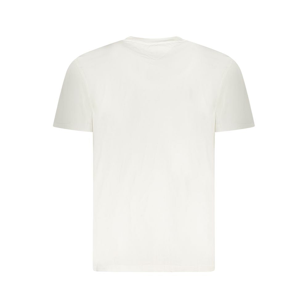 Tommy Hilfiger Bianco Cotton Men T-Shirt Tommy Hilfiger