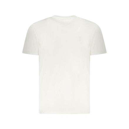 Tommy Hilfiger White Cotton Men T-Shirt Tommy Hilfiger
