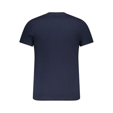 Tommy Hilfiger Blue Cotton Men T-Shirt Tommy Hilfiger