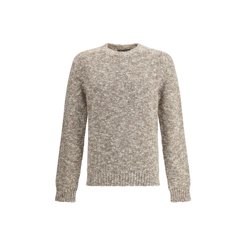 Dolce & Gabbana Multicolor Fleece Wool Sweatshirt Dolce & Gabbana
