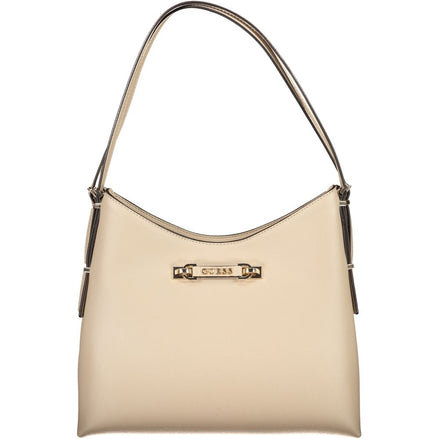 Guess Jeans Beige Poliuretano Women Handbag Guess Jeans