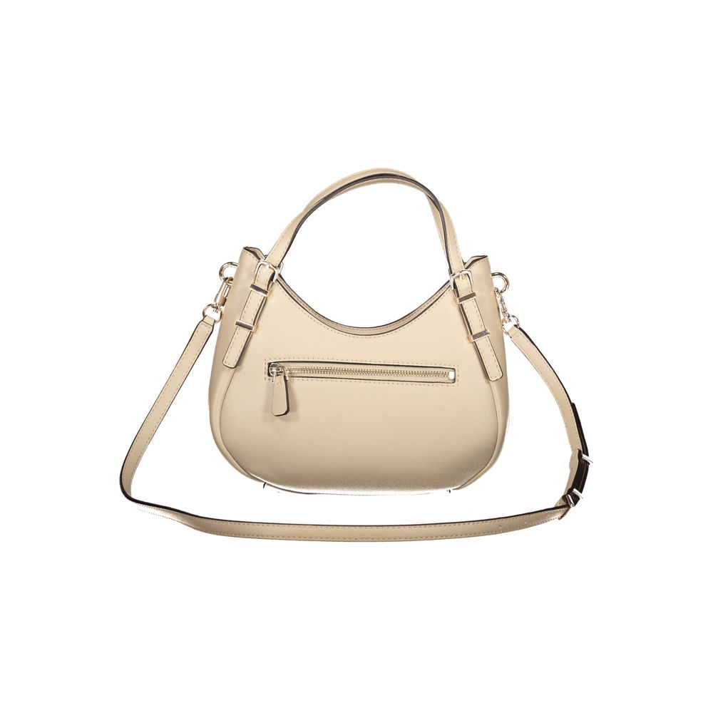 Guess Jeans Beige Polyurethane Woman Handbag Guess Jeans