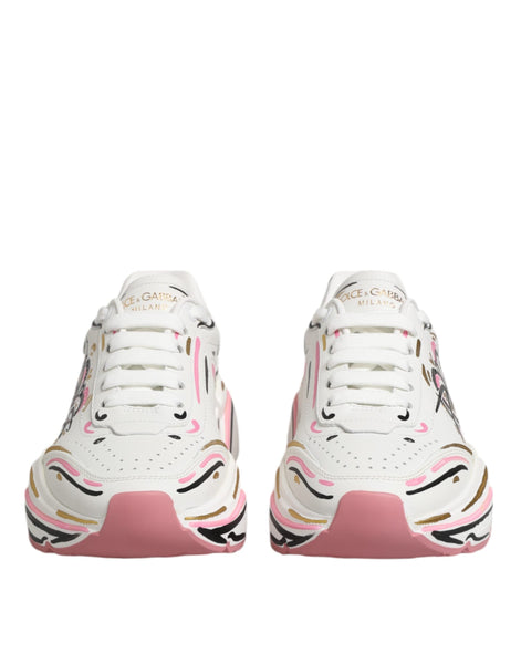 Dolce & Gabbana Multicolor Hand Painted DAYMASTER Sneaker Shoes Dolce & Gabbana