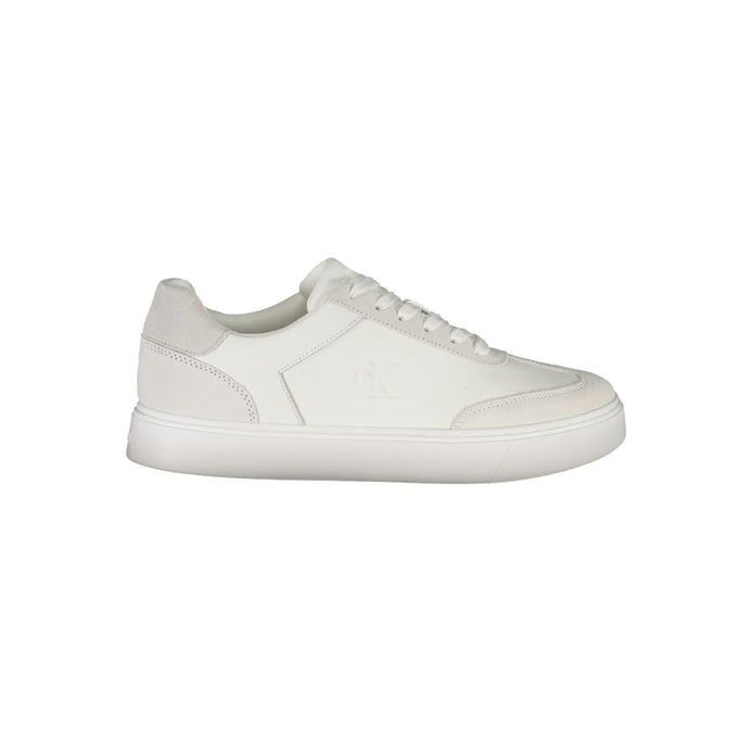Calvin Klein White Leather Men Sneaker Calvin Klein