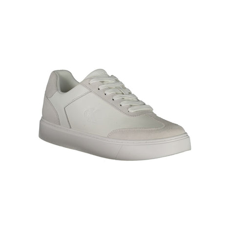 Calvin Klein White Leather Men Sneaker Calvin Klein
