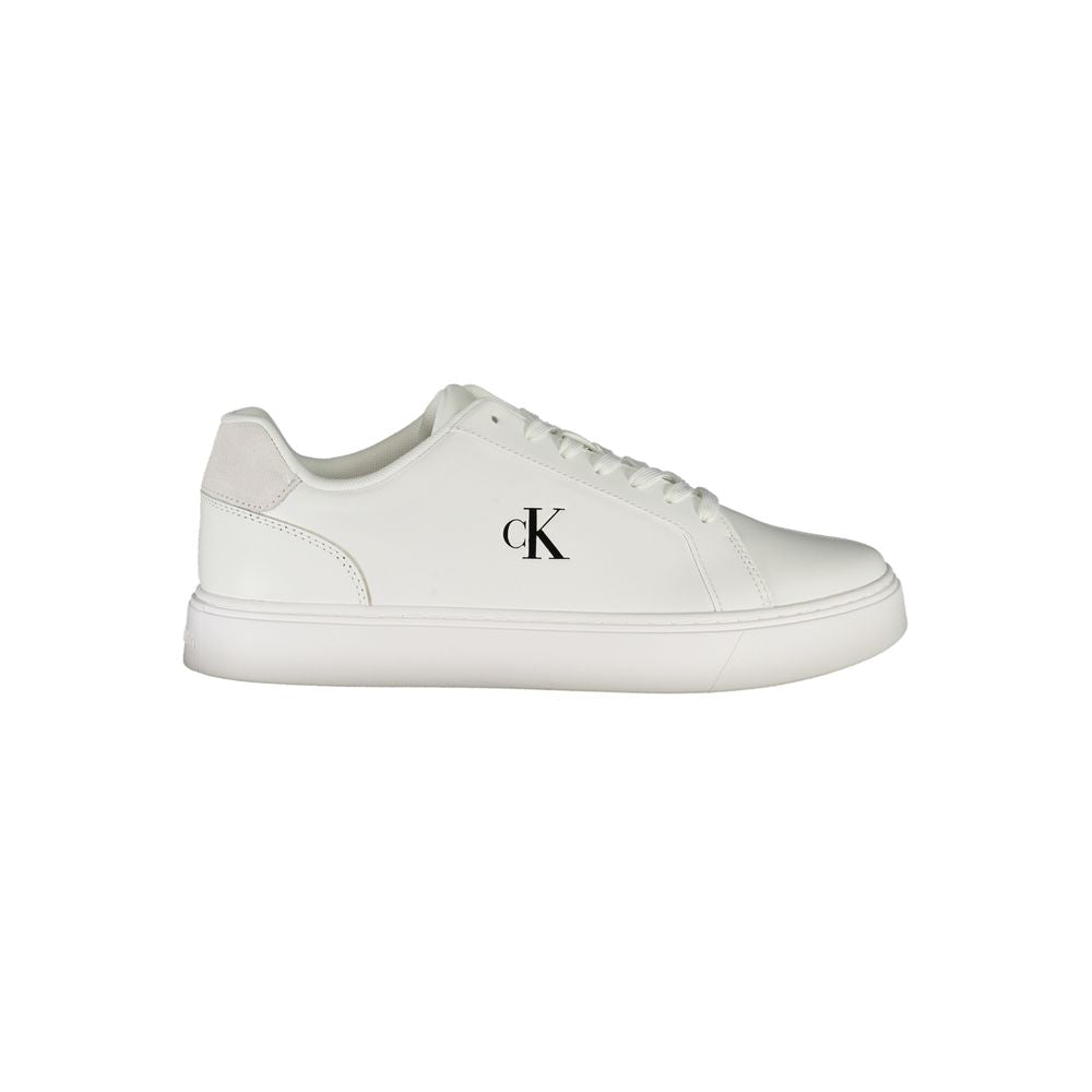 Calvin Klein White Leather Men Sneaker Calvin Klein