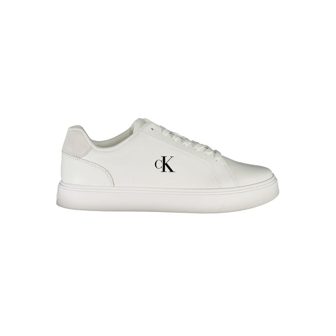 Calvin Klein White Leather Men Sneaker Calvin Klein