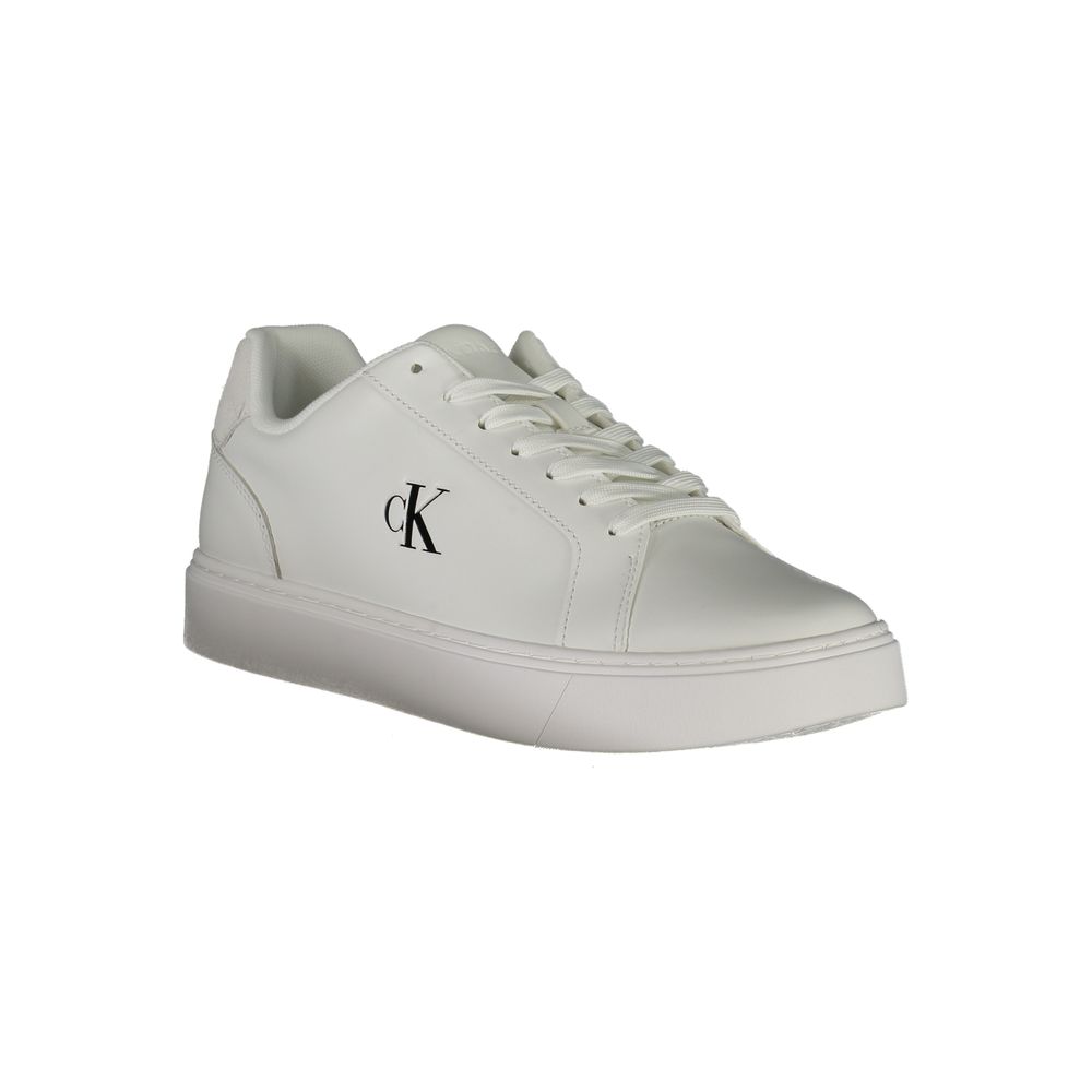 Calvin Klein White Leather Men Sneaker Calvin Klein