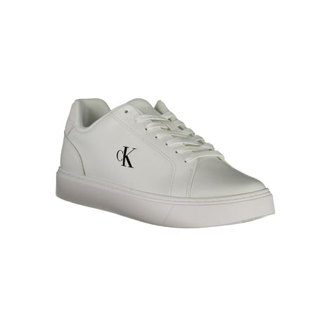 Calvin Klein White Leather Men Sneaker Calvin Klein