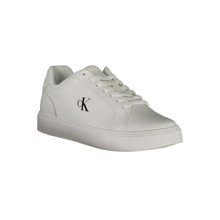 Calvin Klein White Leather Men Sneaker Calvin Klein