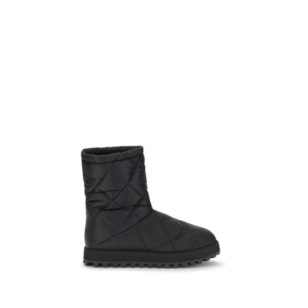 Dolce & Gabbana Black Polyamide Boots Dolce & Gabbana