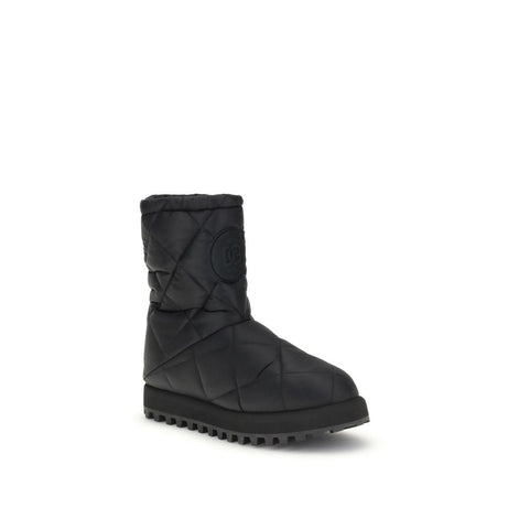 Dolce & Gabbana Black Polyamide Boots Dolce & Gabbana