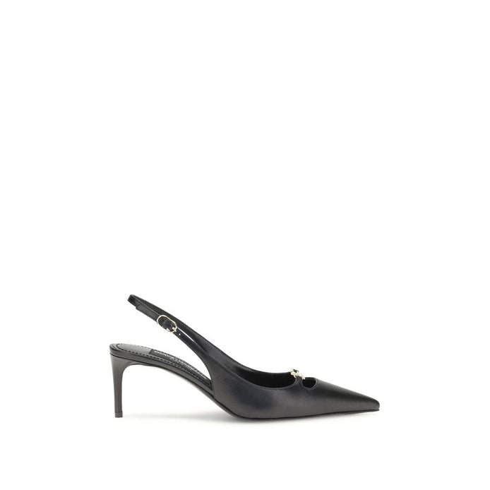 Dolce & Gabbana Black Goatskin High Heel Pumps Dolce & Gabbana
