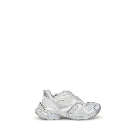 Balenciaga Silver Rubber Athletic Sneakers Balenciaga