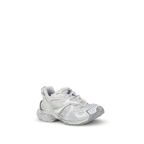 Balenciaga Silver Rubber Athletic Sneakers Balenciaga