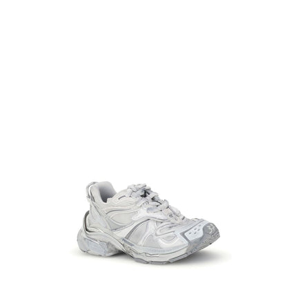 Balenciaga Silver Rubber Athletic Sneakers Balenciaga