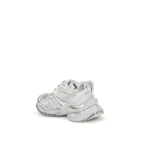 Balenciaga Silver Rubber Athletic Sneakers Balenciaga