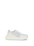 PINKO White Calf Leather Bos Taurus Chunky Sneakers PINKO