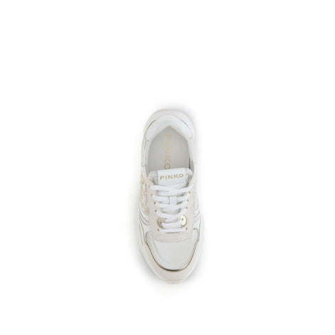 PINKO White Cotton Athletic Sneakers PINKO