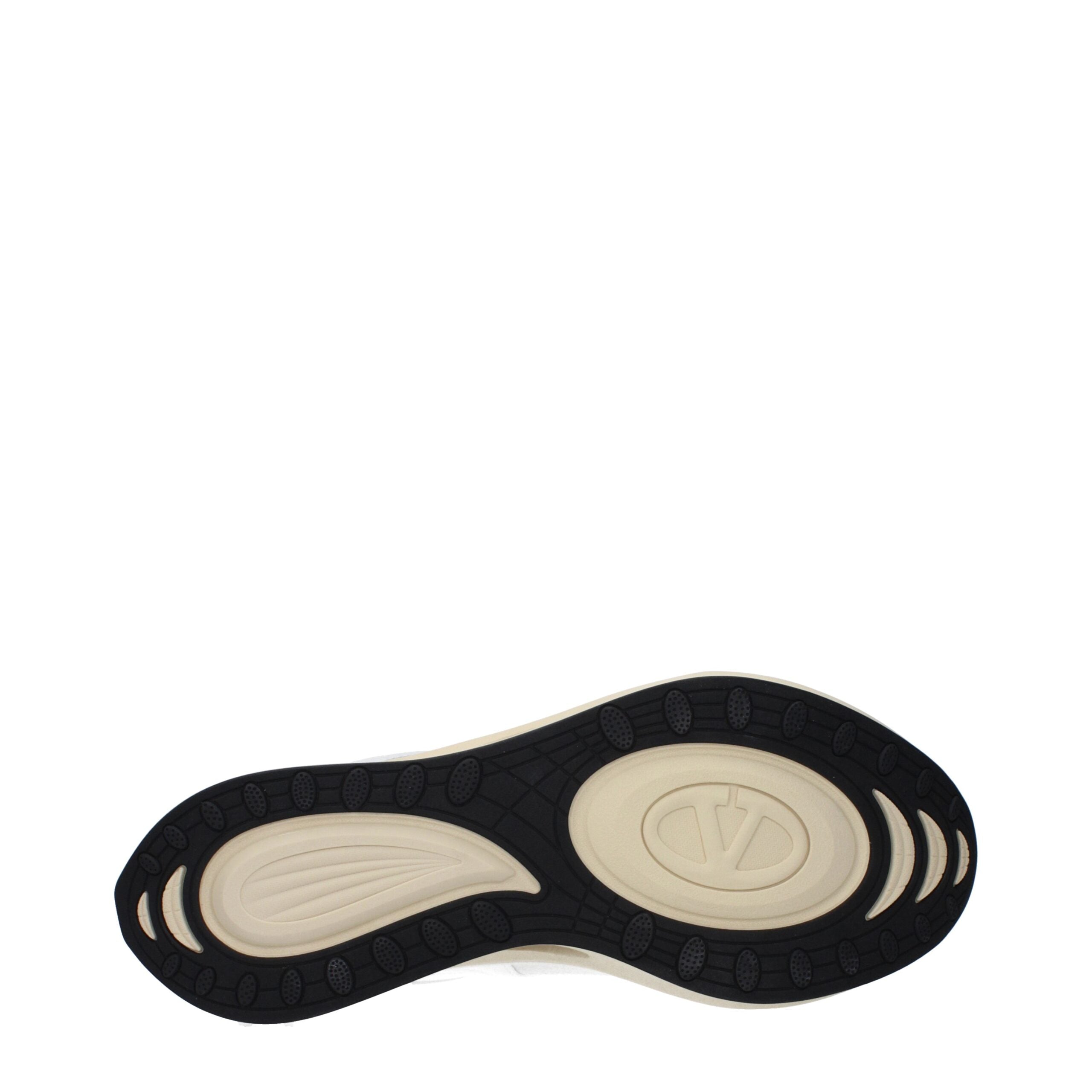 Valentino Garavani White Fabric Athletic Sneakers Valentino Garavani