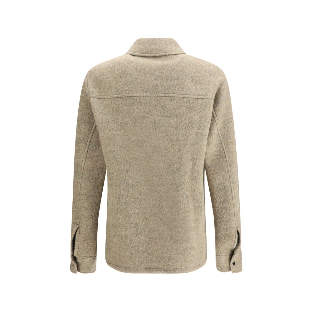 Jil Sander Beige Wool Coat Jil Sander