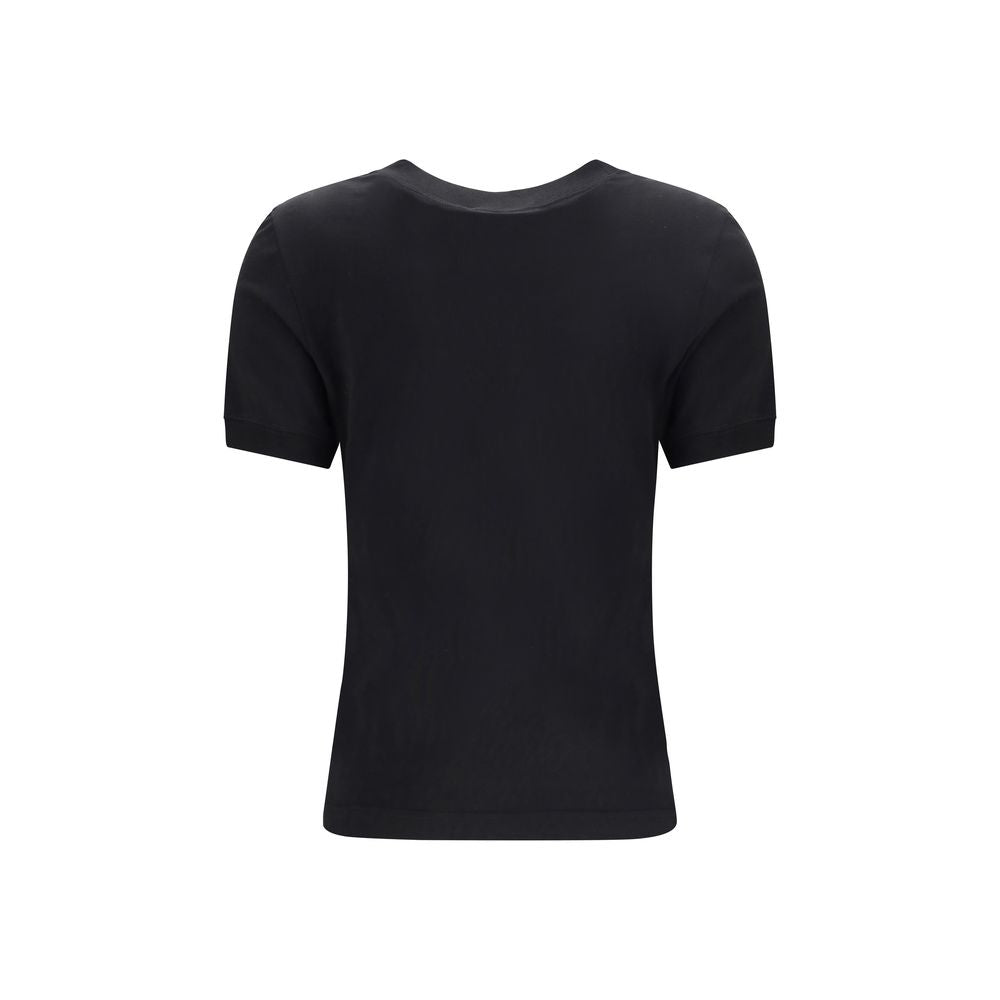 Dolce & Gabbana Black Cotton T-Shirt Dolce & Gabbana