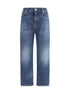 Dolce & Gabbana Blue Cotton Boyfriend Jeans Dolce & Gabbana