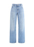 Dolce & Gabbana Light Blue Cotton Straight-Leg Jeans Dolce & Gabbana