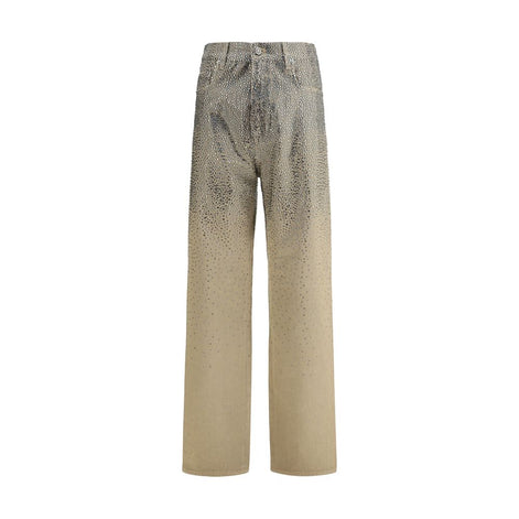 Golden Goose Bicolor Cotton Straight-Leg Jeans Golden Goose