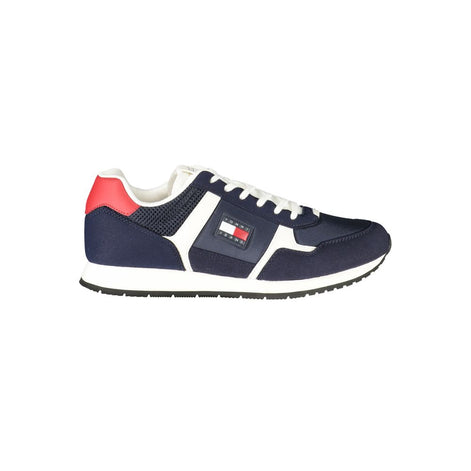 Tommy Hilfiger Blue Polyurethane Men Sneaker Tommy Hilfiger
