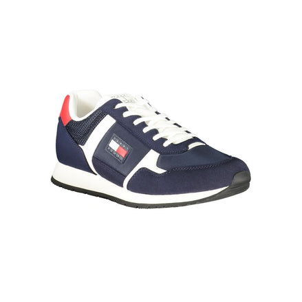 Tommy Hilfiger Blue Polyester Men Sneaker Tommy Hilfiger