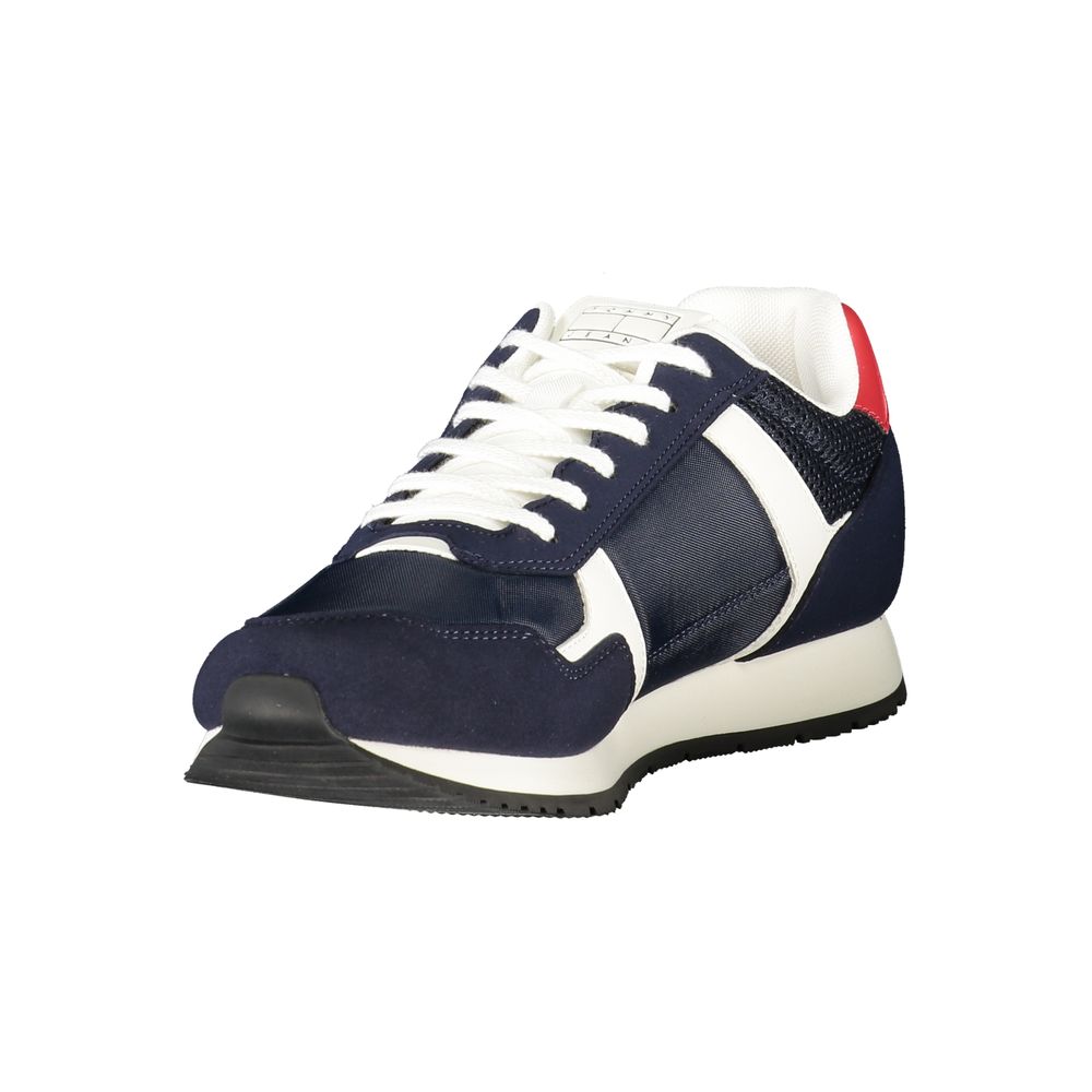 Tommy Hilfiger Blue Polyurethane Men Sneaker Tommy Hilfiger