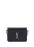 Saint Laurent Black Calf Leather Bos Taurus Shoulder Bag Saint Laurent