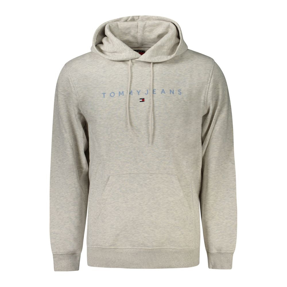 Tommy Hilfiger Gray Cotton Men Sweater Tommy Hilfiger