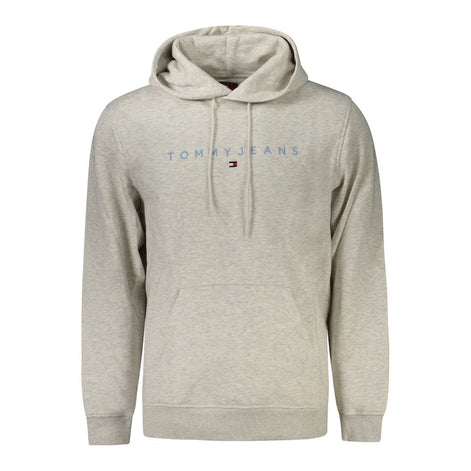 Tommy Hilfiger Gray Cotton Men Sweater Tommy Hilfiger