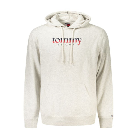 Tommy Hilfiger Gray Cotton Men Sweater Tommy Hilfiger