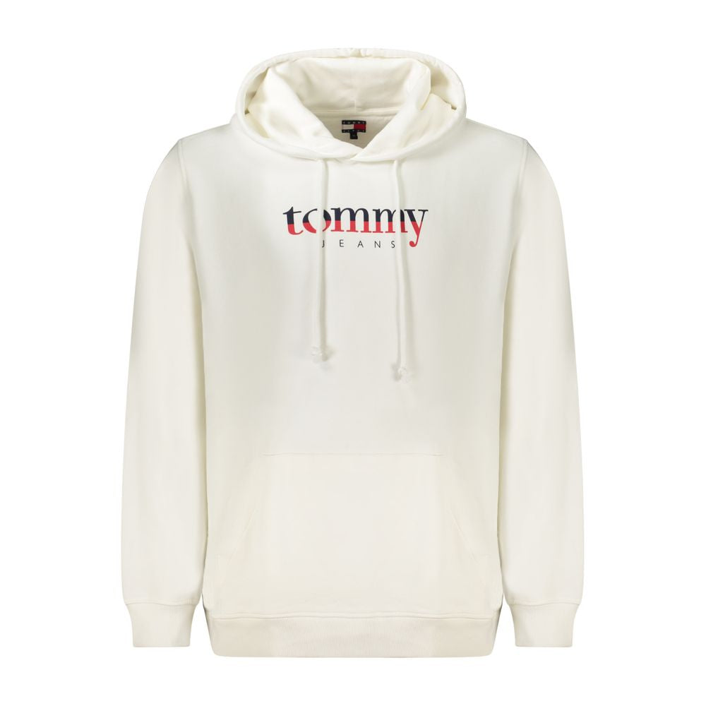 Tommy Hilfiger White Cotton Men Sweater Tommy Hilfiger
