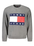 Tommy Hilfiger Gray Cotton Men Sweater Tommy Hilfiger
