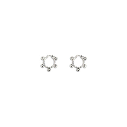 Jil Sander Silver Brass Earrings Jil Sander