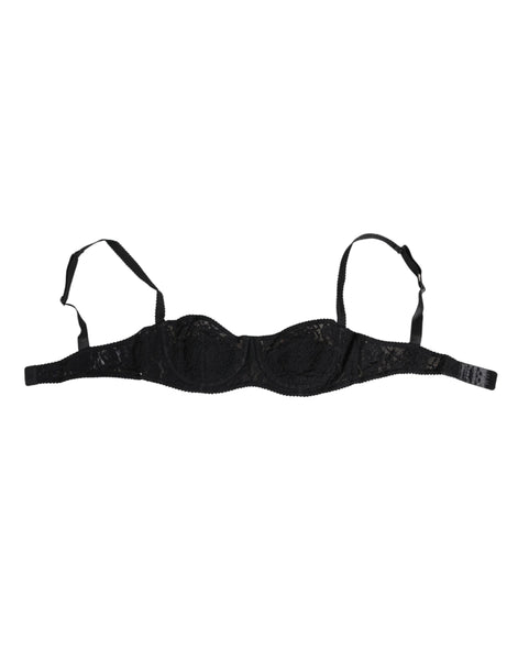 Dolce & Gabbana Black Lace Underwire Bra Lingerie Underwear Dolce & Gabbana