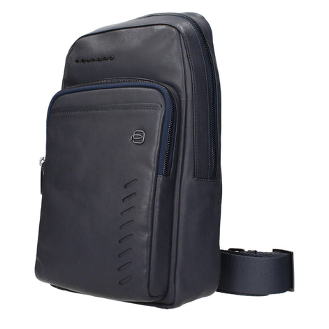 Piquadro Blue Leather Crossbody Bag Piquadro