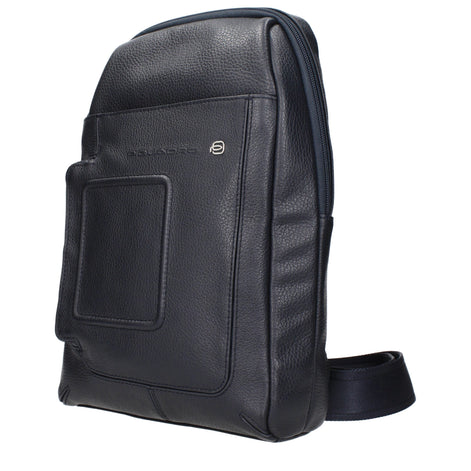 Piquadro Blue Leather Crossbody Bag Piquadro