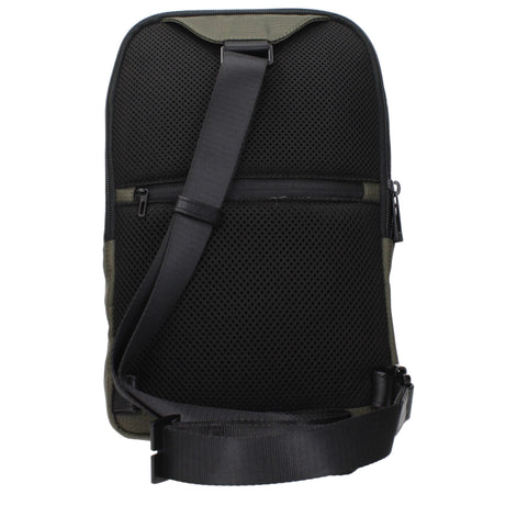 Piquadro Green Fabric Crossbody Bag Piquadro