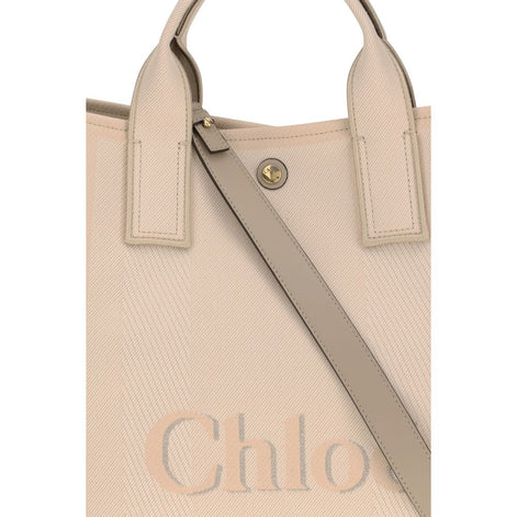 Chloé Beige Cotton Handbag Chloé
