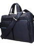 Piquadro Blue Leather Business And Laptop Bag Piquadro