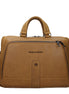 Piquadro Beige Leather Business And Laptop Bag Piquadro