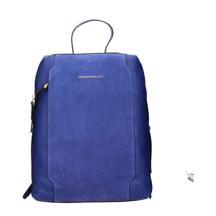 Piquadro Blue Leather Backpack Piquadro