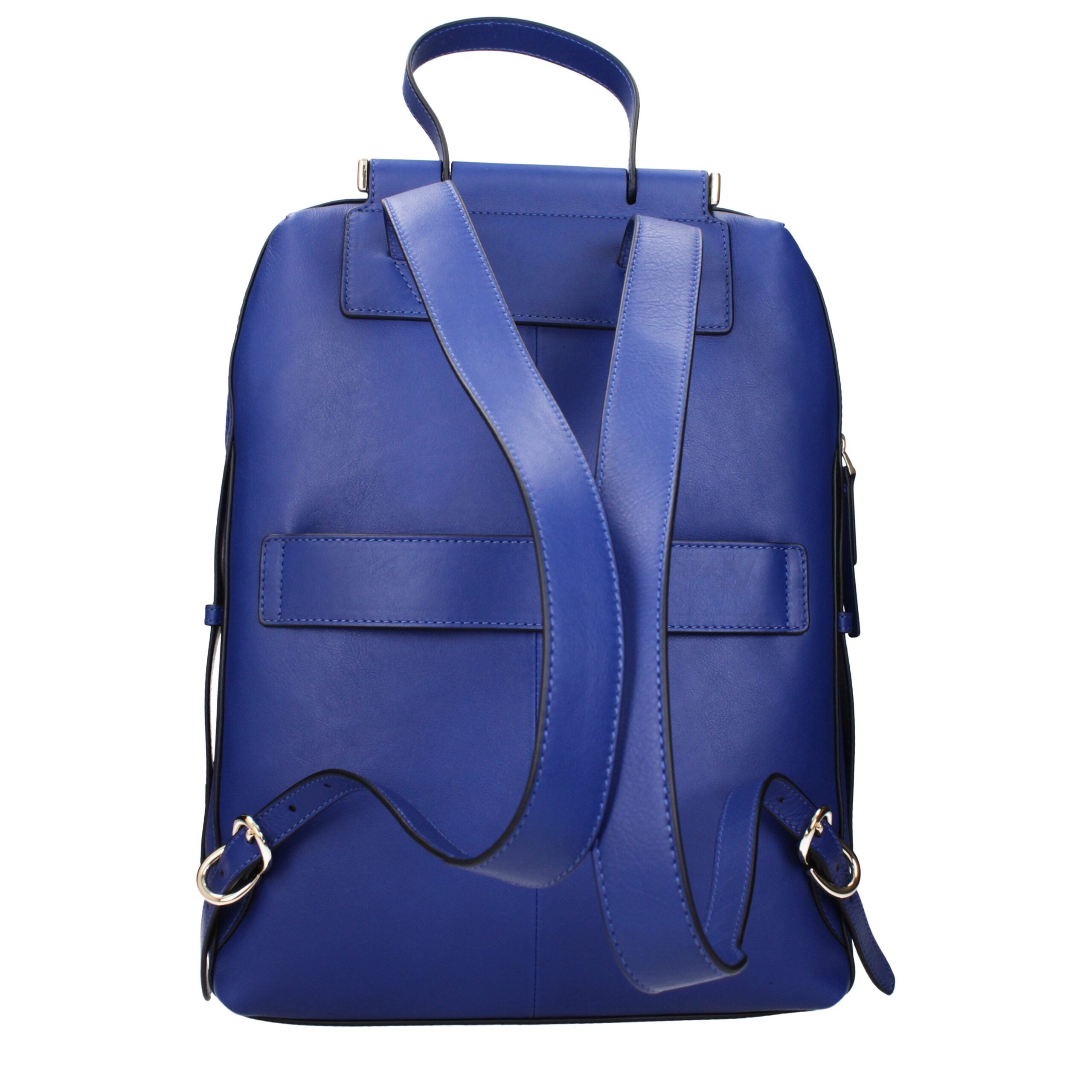 Piquadro Blue Leather Backpack Piquadro