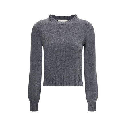 Ami Paris Gray Cashmere Cashmere Sweater Ami Paris